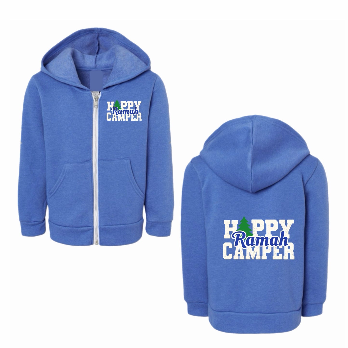 Ramah happy camper zip hoodie