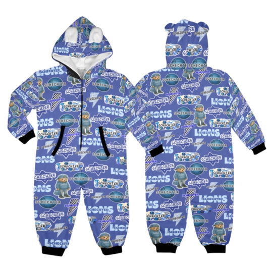 Schechter boys fleece zip one piece