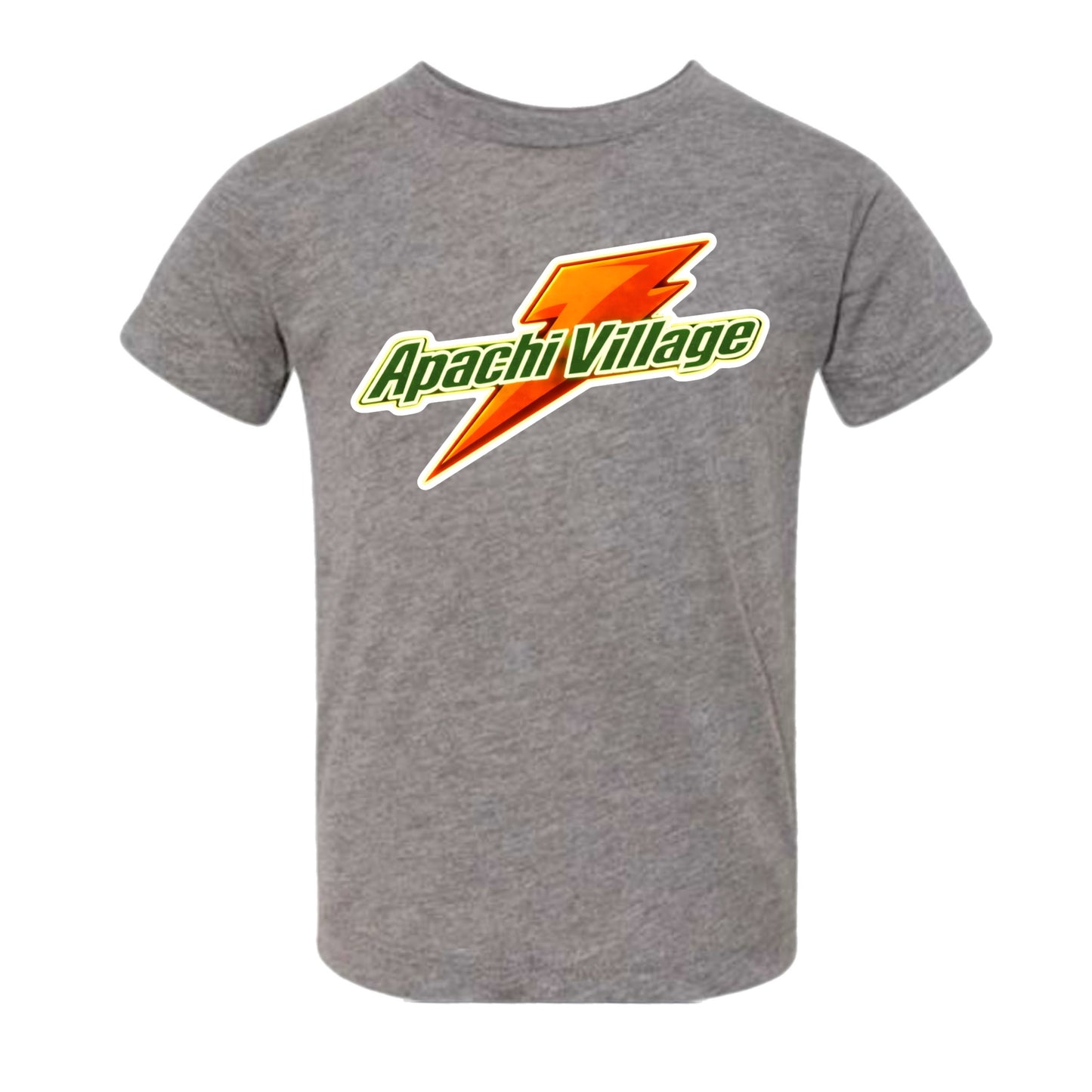 Apachi/ Apachi Village Boys orange bolt tee