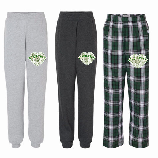 Birch Trail floral heart pants