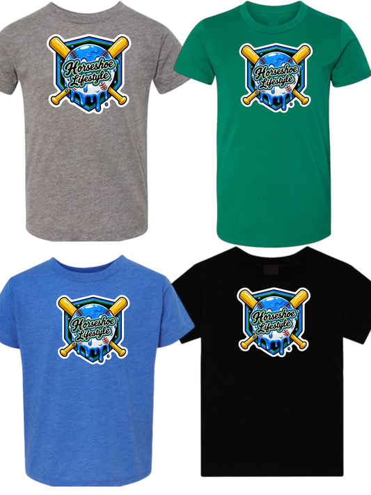 Horseshoe baseball lifestyle tee