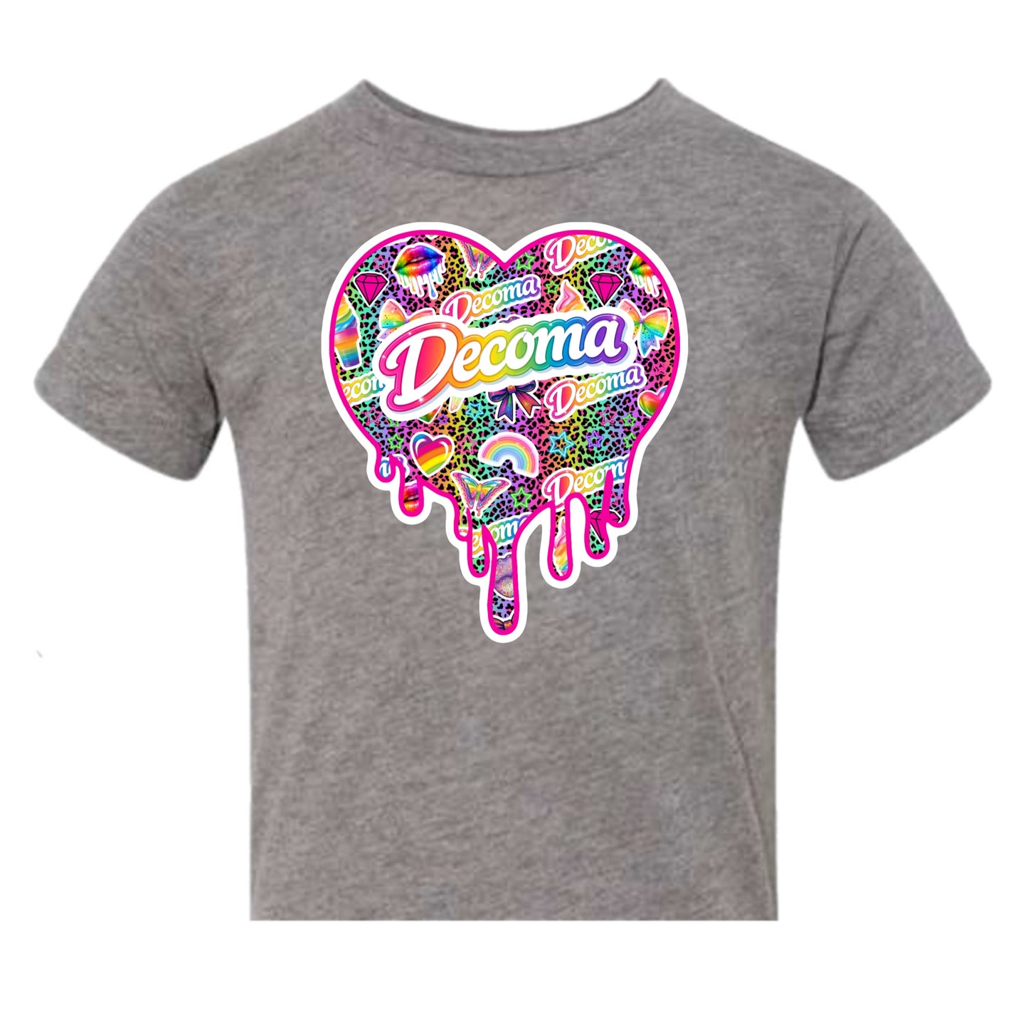 DECOMA Girls/women drippy heart