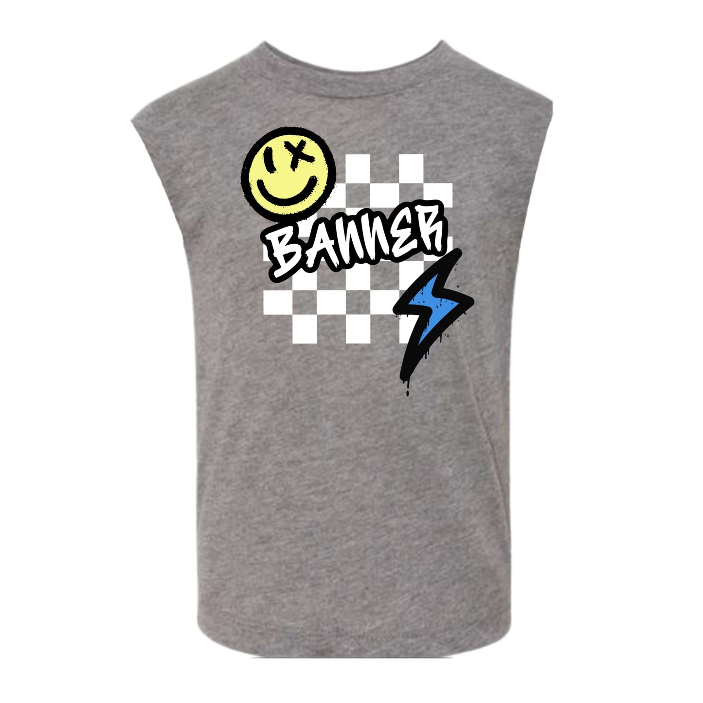 Banner boys checkered tank