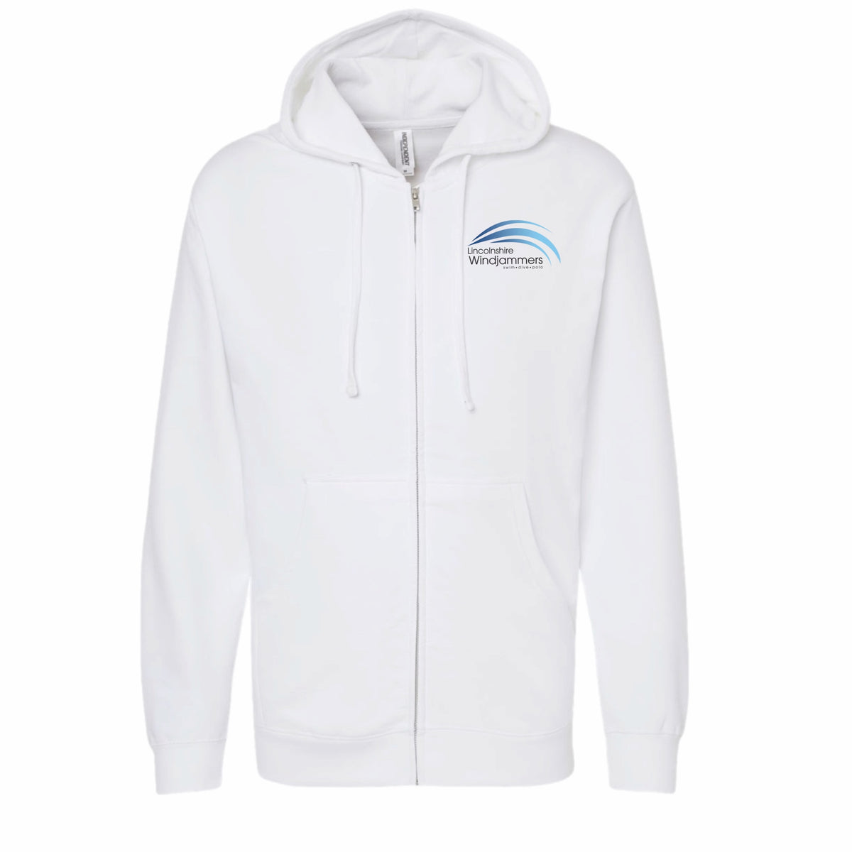 Windjammers swim club zip hoodie