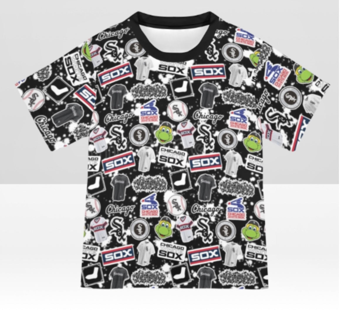 White Sox collage ringer tee