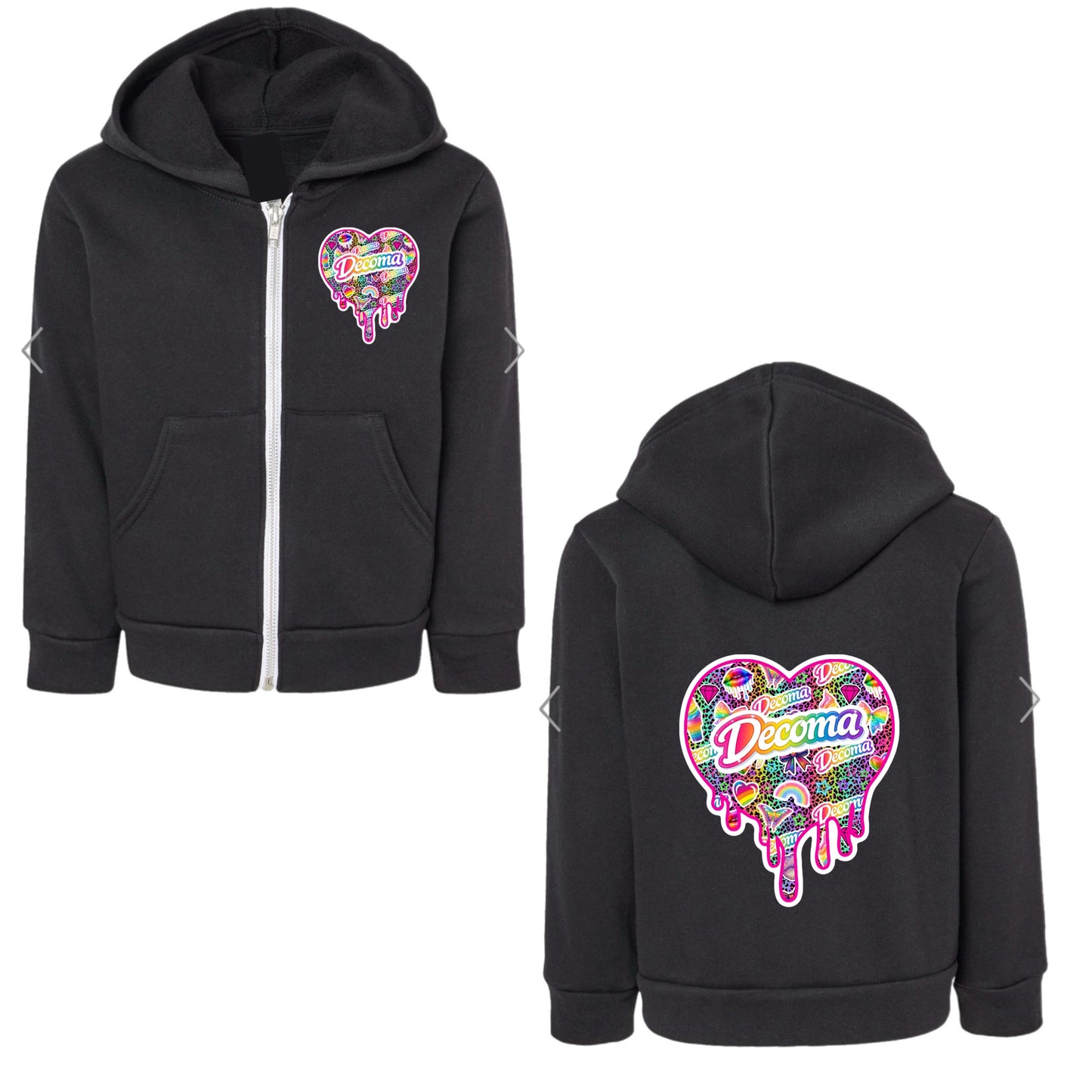 Decoma girls/adults neon heart