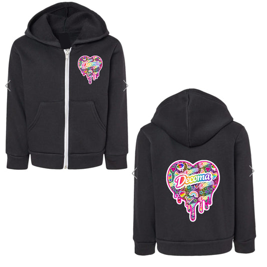 Decoma girls/adults neon heart
