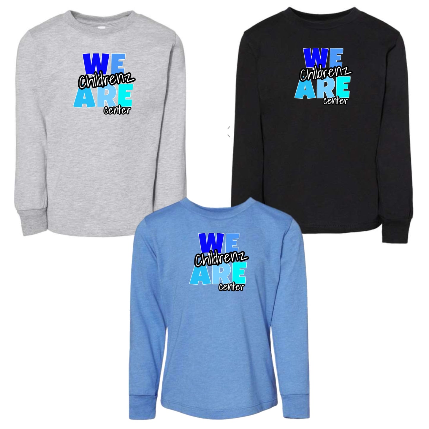 Childrenz Center boys logo long sleeve tee