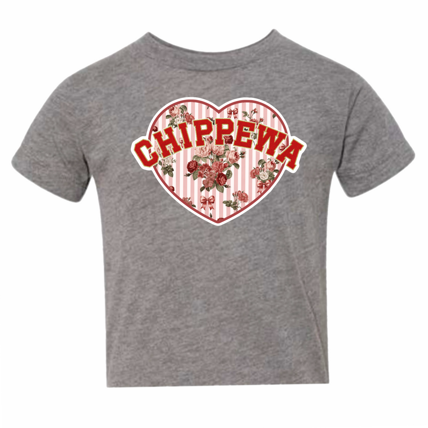 Chippewa floral heart tee