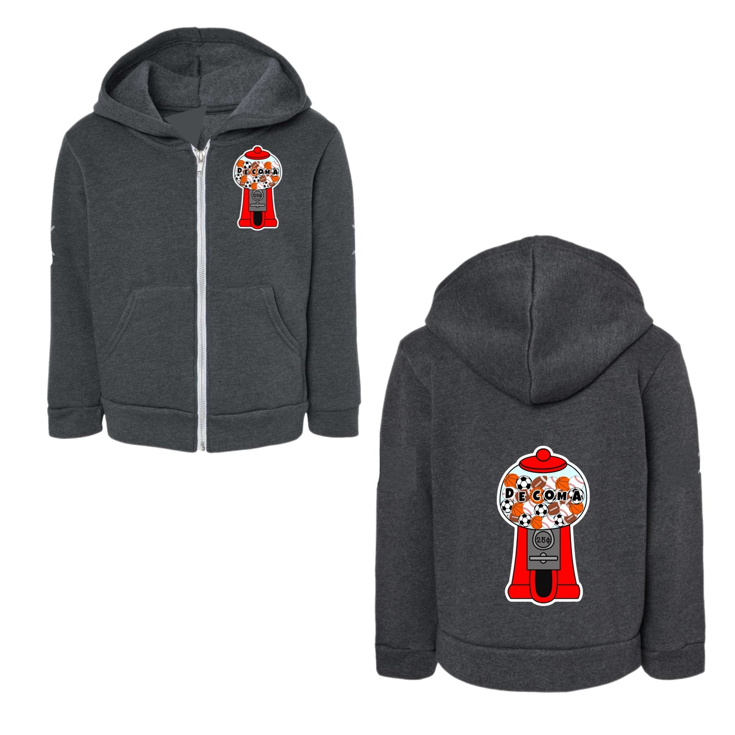 DECOMA boys gum ball zip hoodie