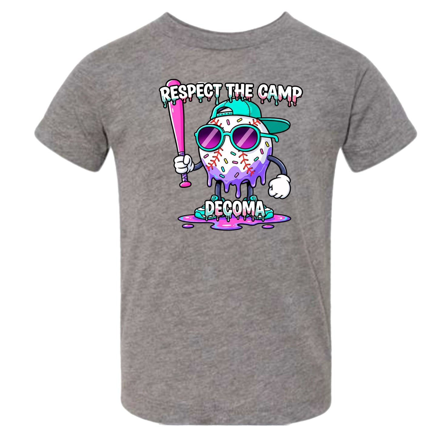DECOMA Boys/adults “Respect the camp” tee