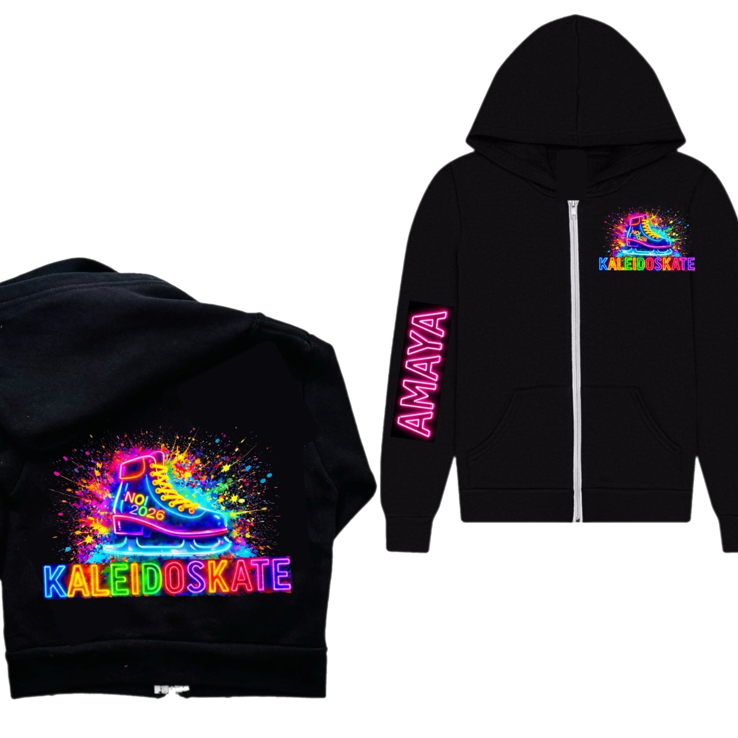 NOI Kaleidoskate zip hoodie