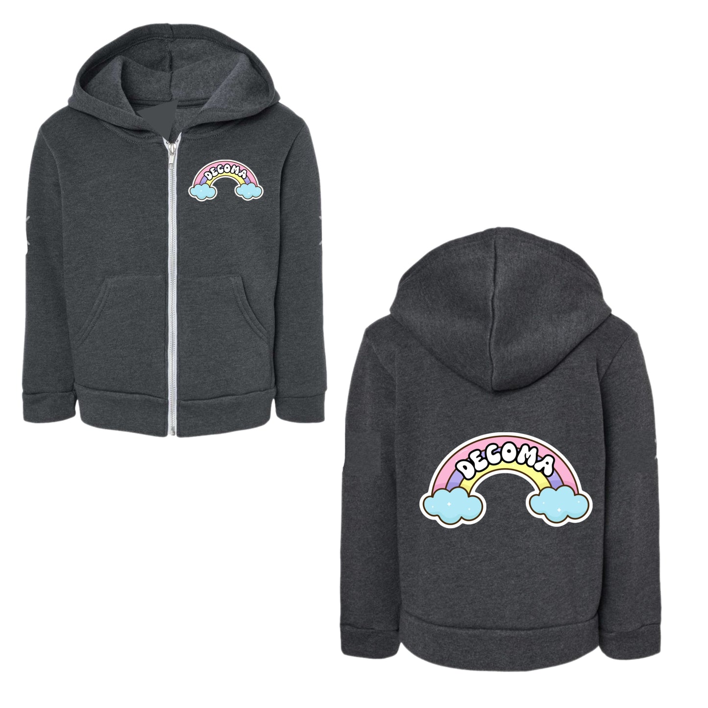 Decoma girls  zip hoodie