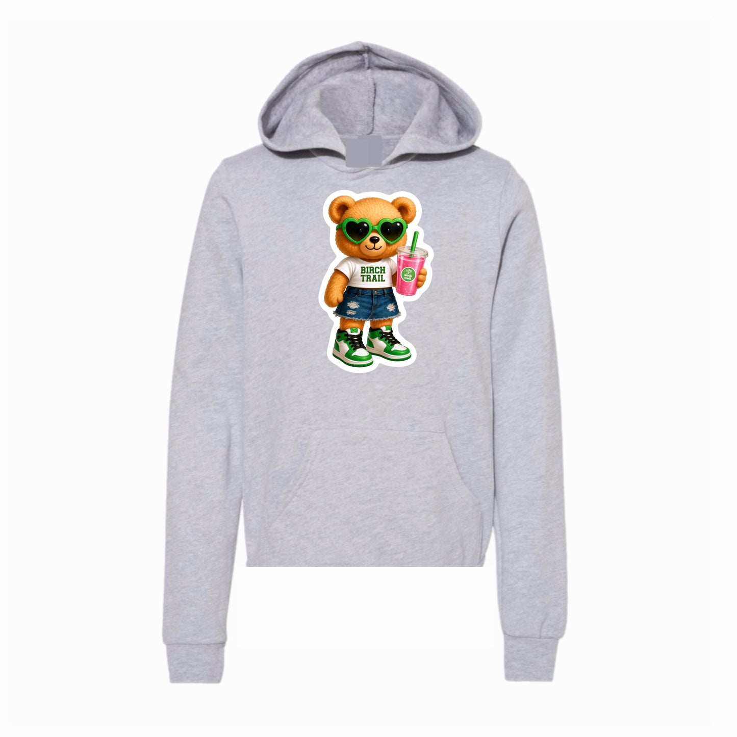 Birch Trail bear hoodie