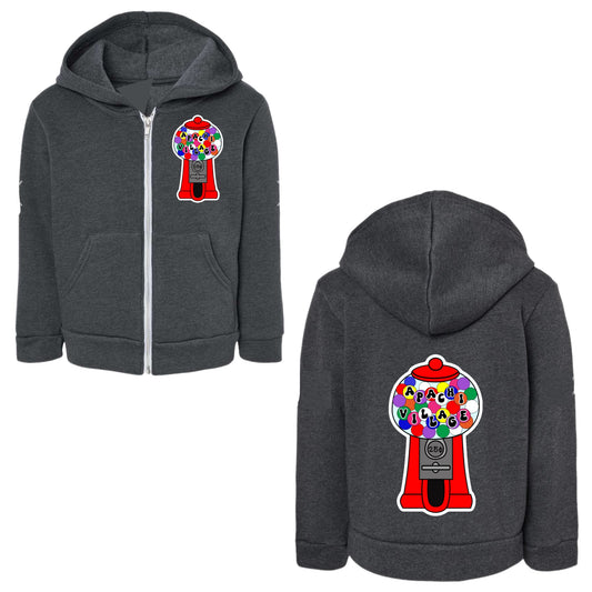 Girls Apachi Village gumball zip hoodie