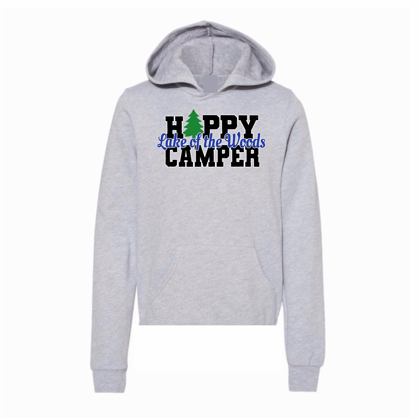 Lake of the Woods happy camper hoodie