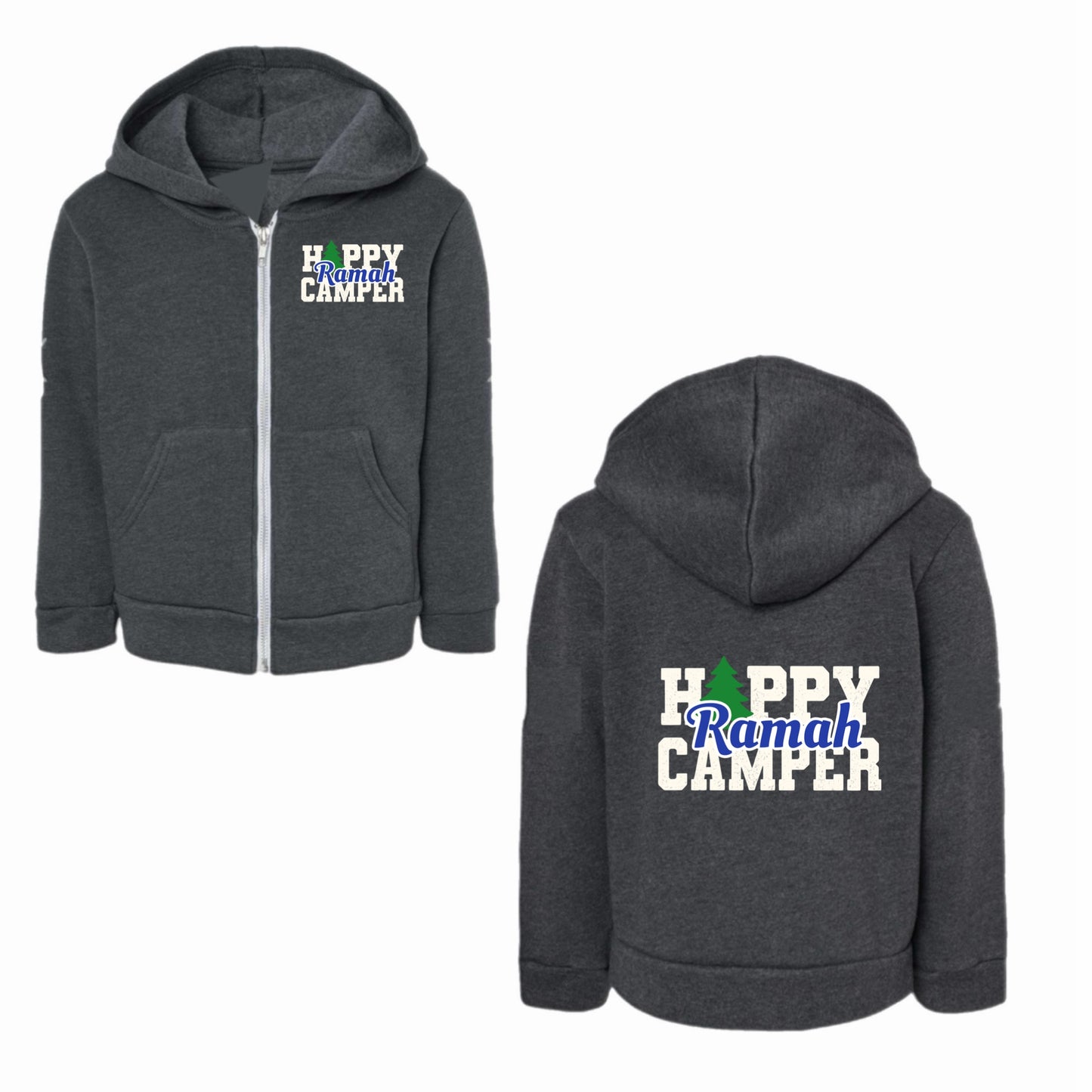 Ramah happy camper zip hoodie
