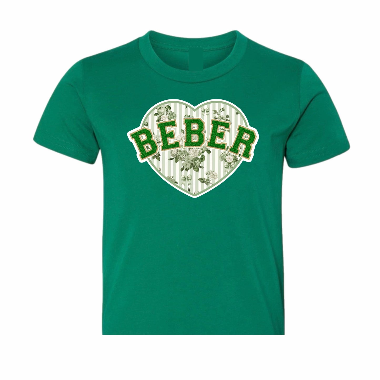 Beber floral heart tee