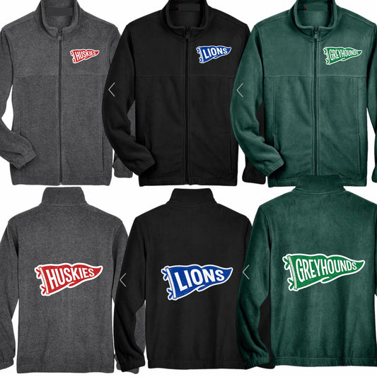 Boys flag fleece jacket