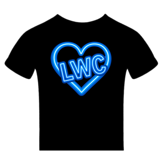 Lake of the Woods neon sign tee