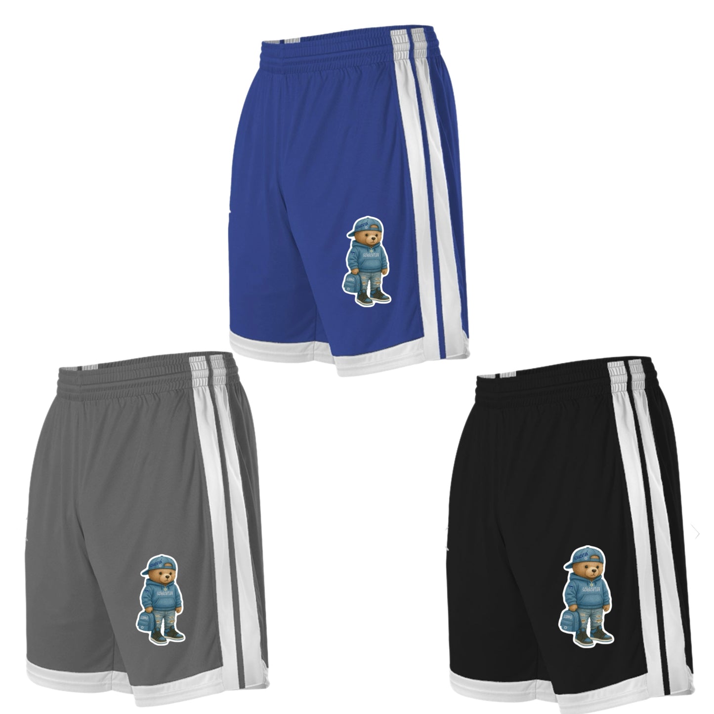 Schechter boys bears basketball shorts
