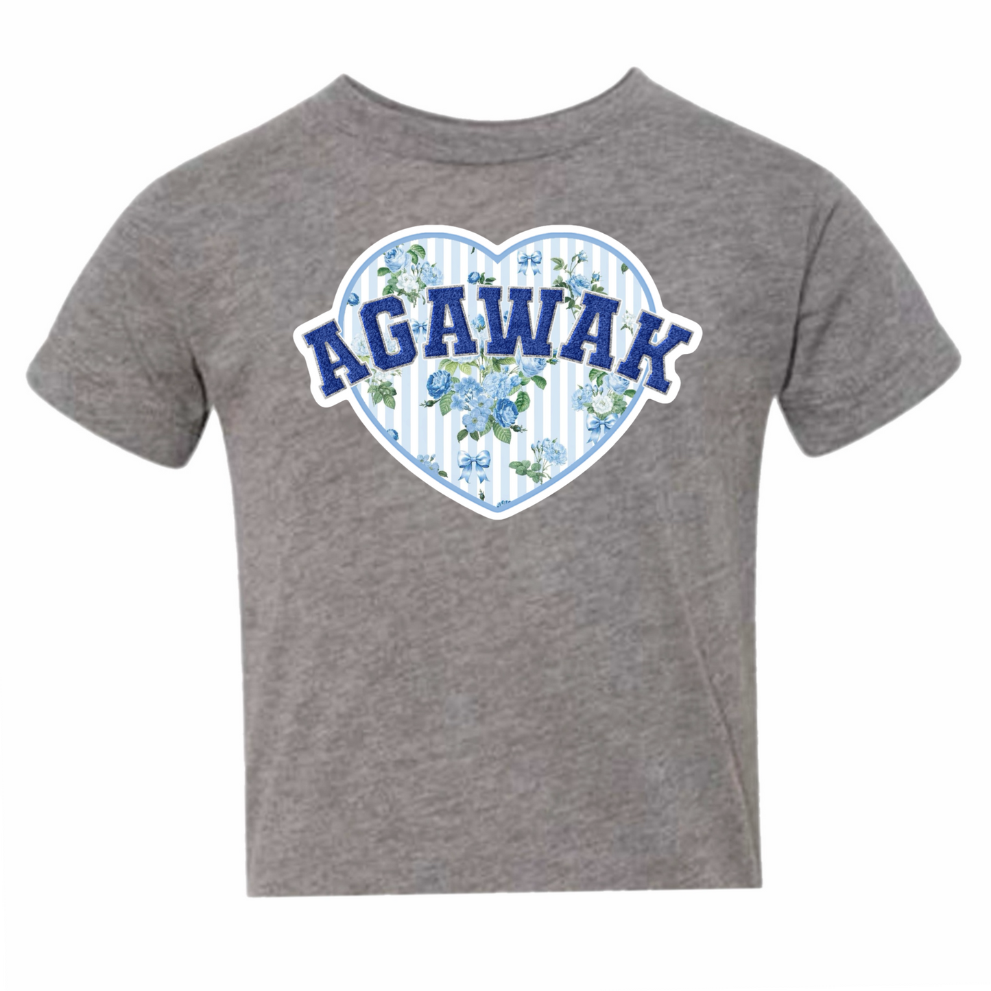 Agawak floral heart tee