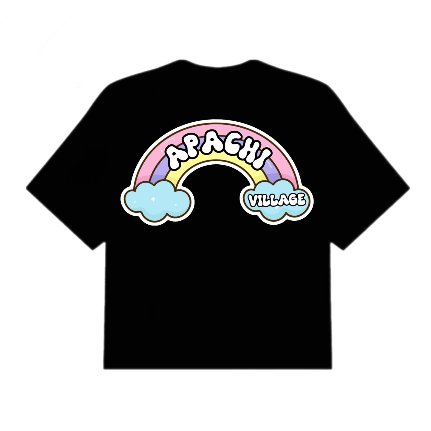 Girls Apachi Village rainbow tee