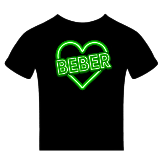 Beber neon sign tee