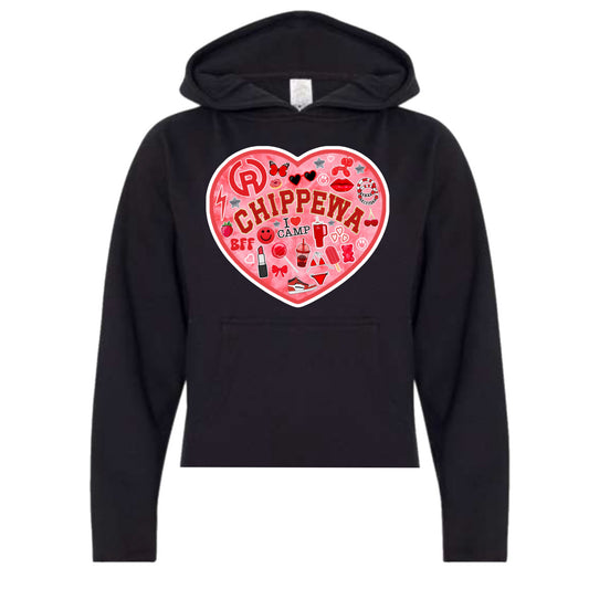 Chippewa heart hoodie