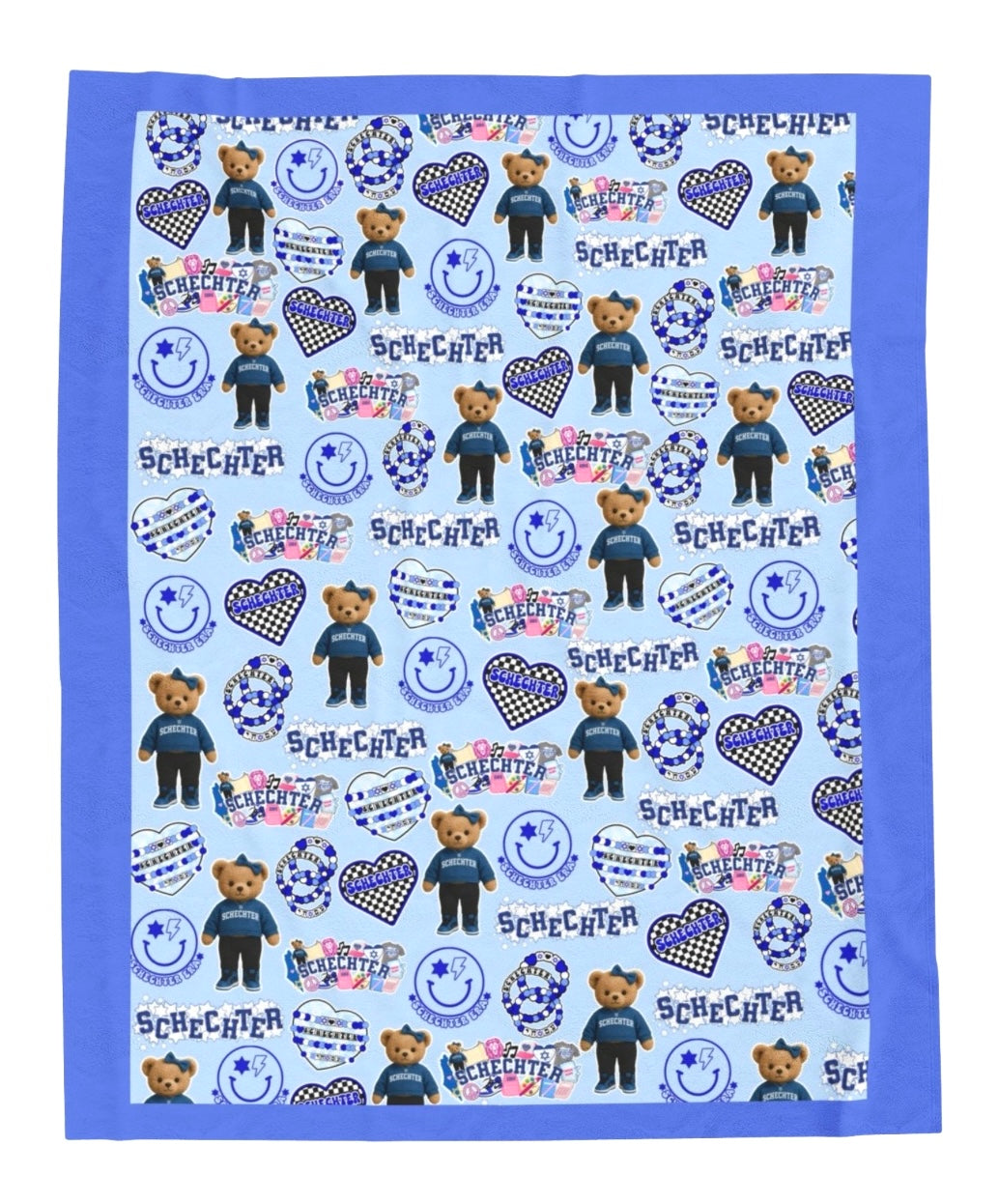Schechter girls fleece blanket