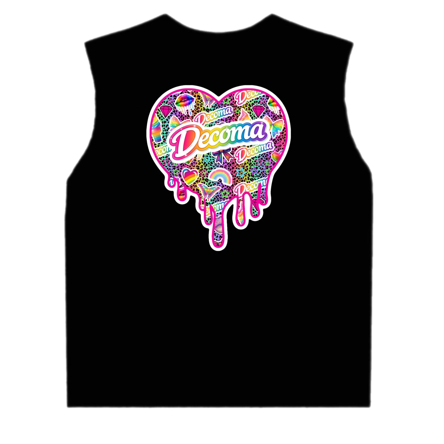 Decoma Girls/women heart drip tank
