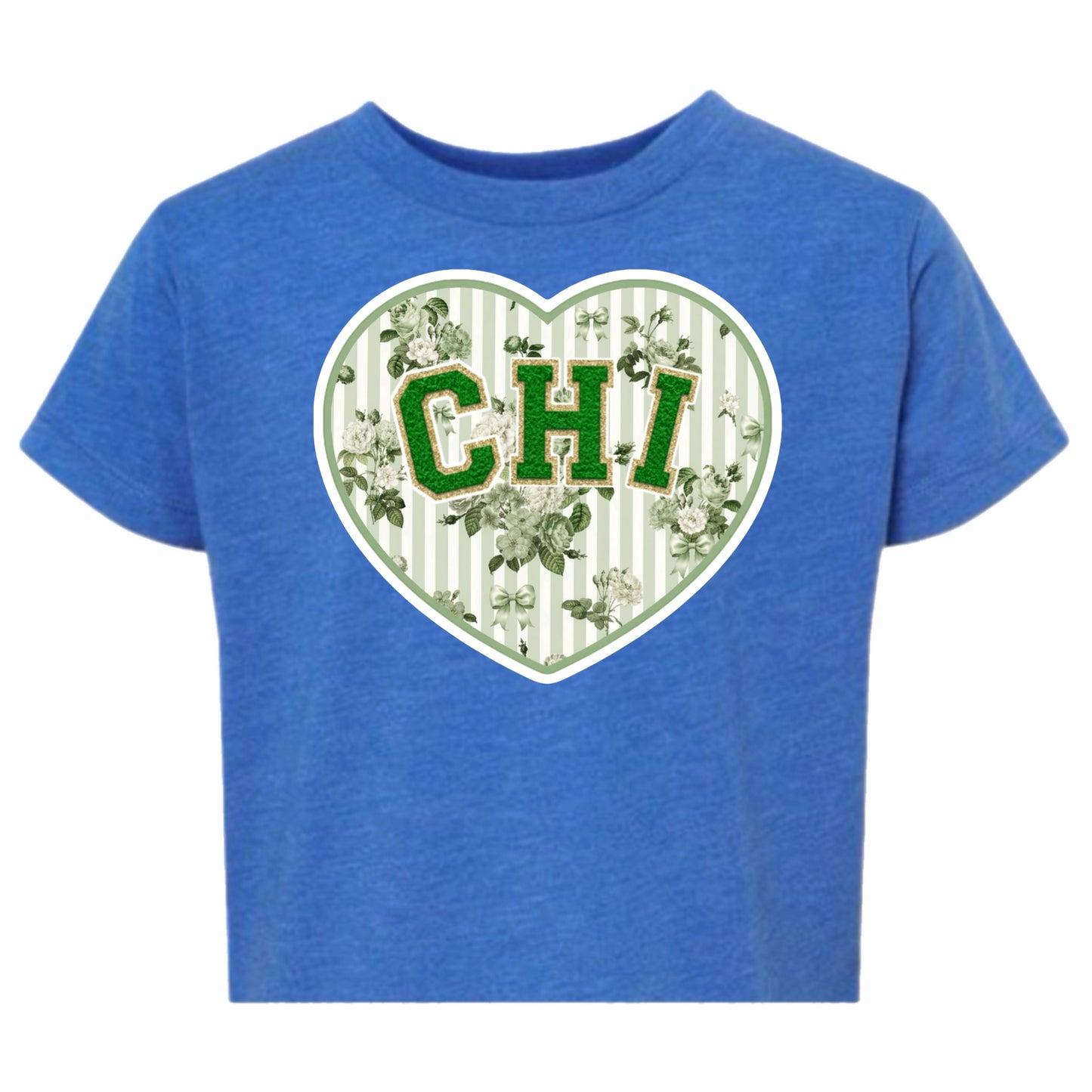 Camp Chi floral heart tee