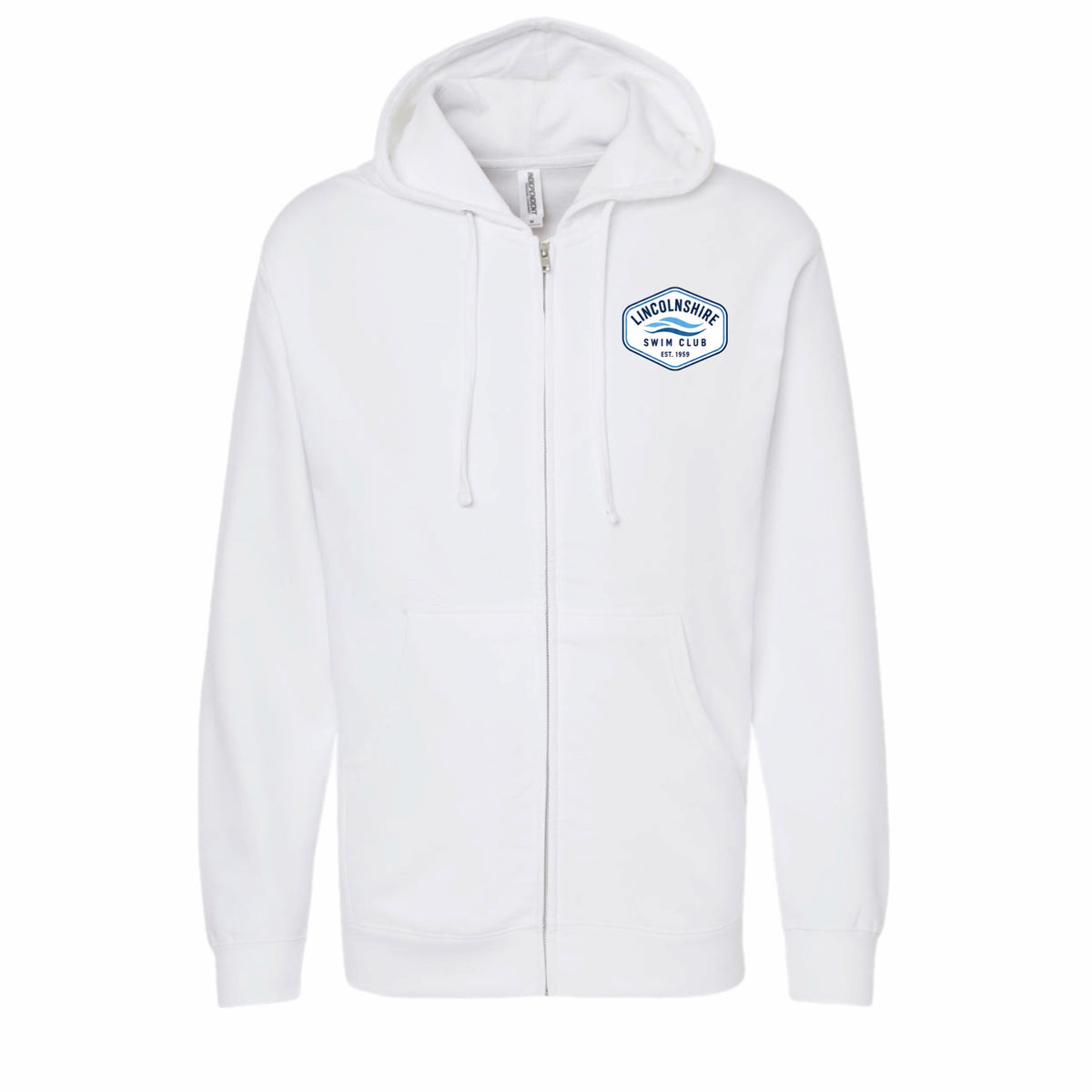 Lincolnshire swim club zip hoodie