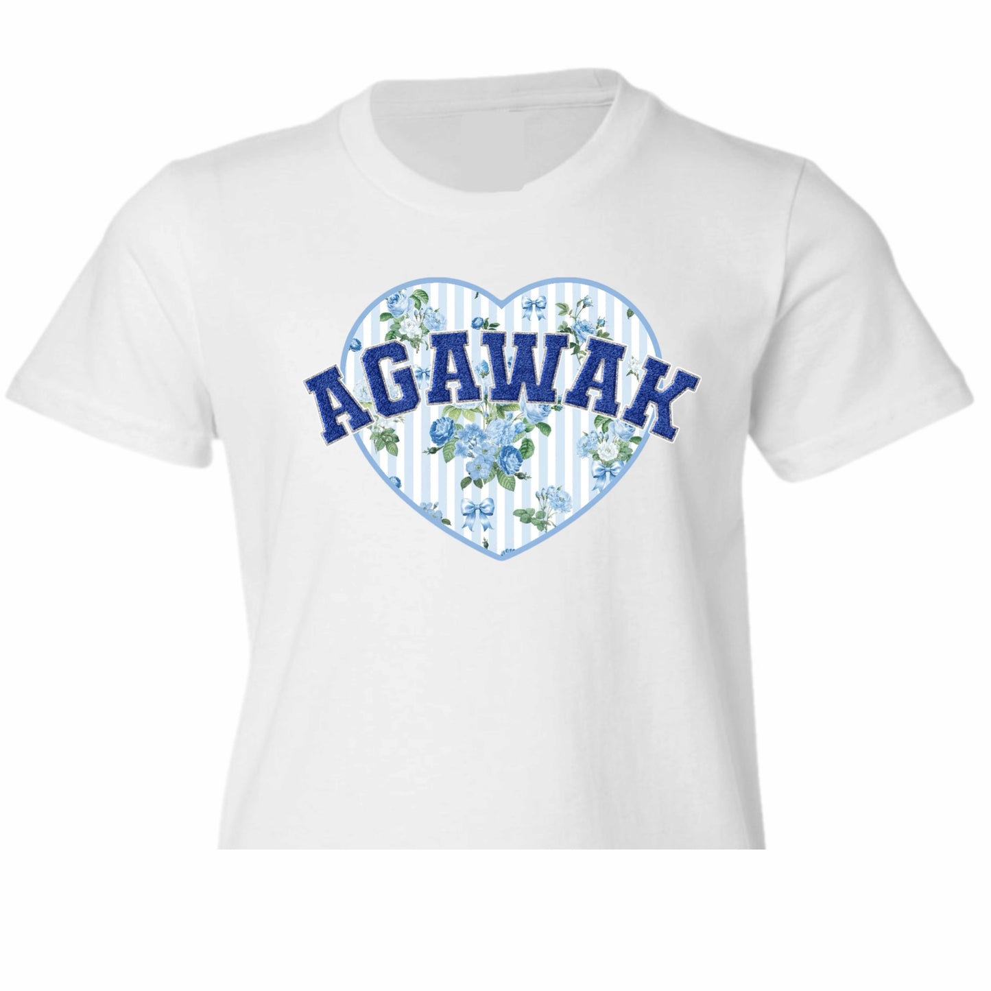 Agawak floral heart tee