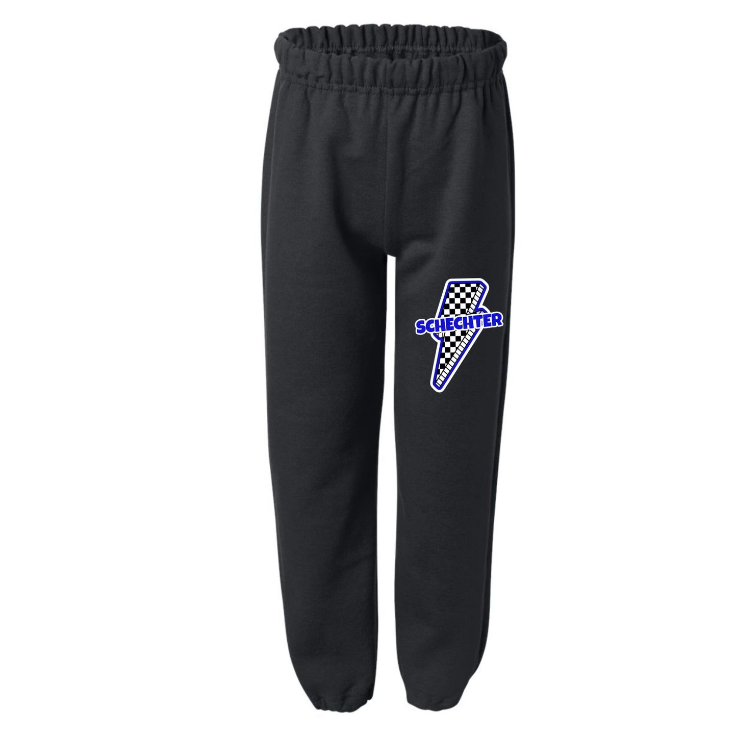 Schechter boys checkered bolt joggers