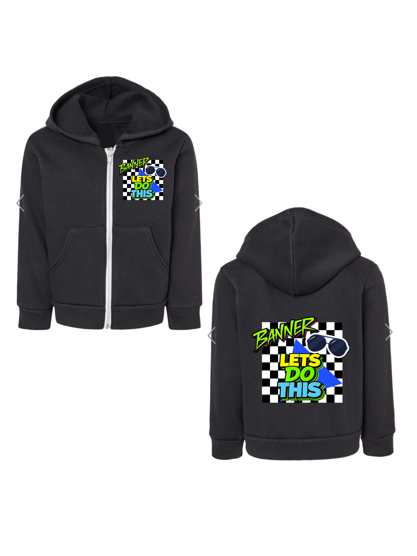 BANNER boys aviators zip hoodie