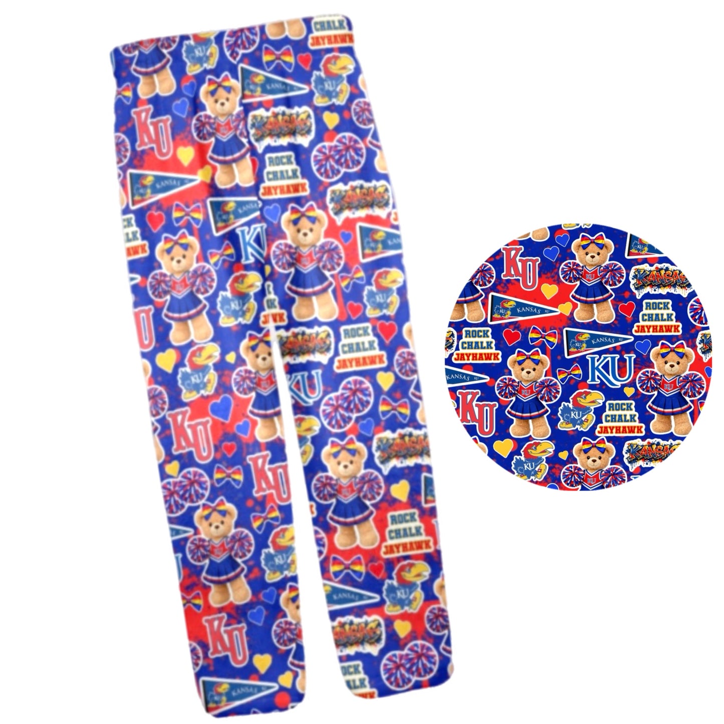 Kansas Fleece Pants- Girl's