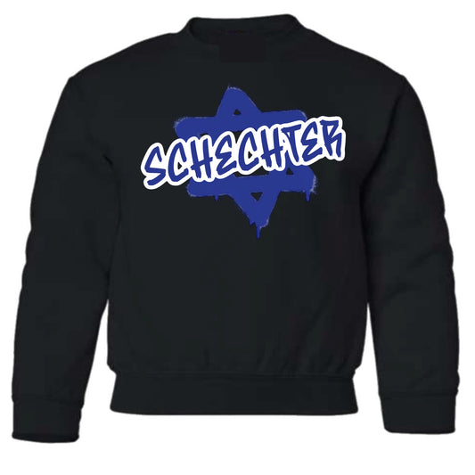 Schechter graffiti crewneck sweatshirt