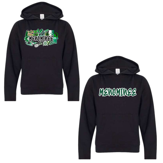 Menominee graffiti hoodie