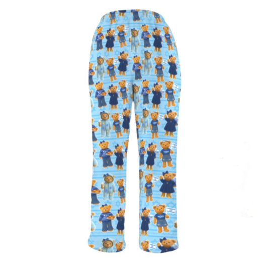 Hanukkah bears girls/womens fleece pants