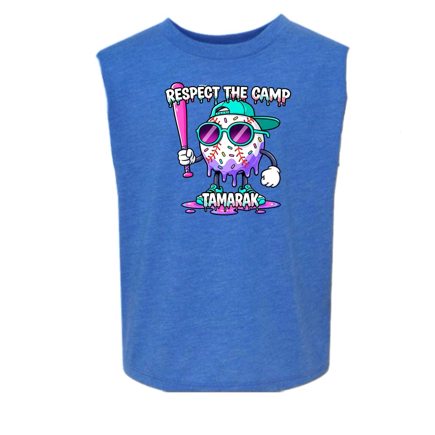 Tamarak boys “Respect the camp” tank