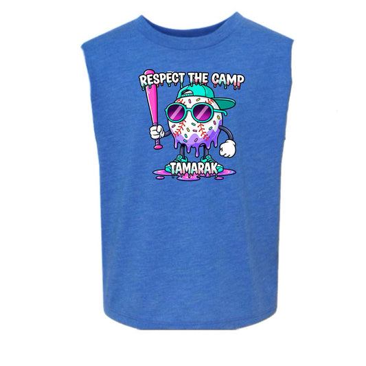 Tamarak boys “Respect the camp” tank