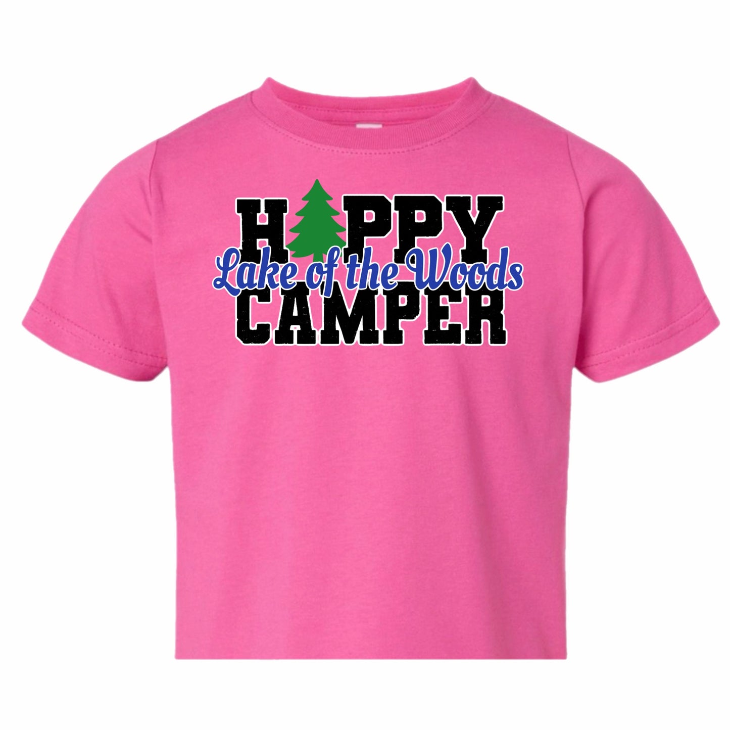 Lake of the Woods happy camper tee