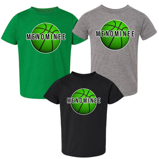 Menominee basketball tee