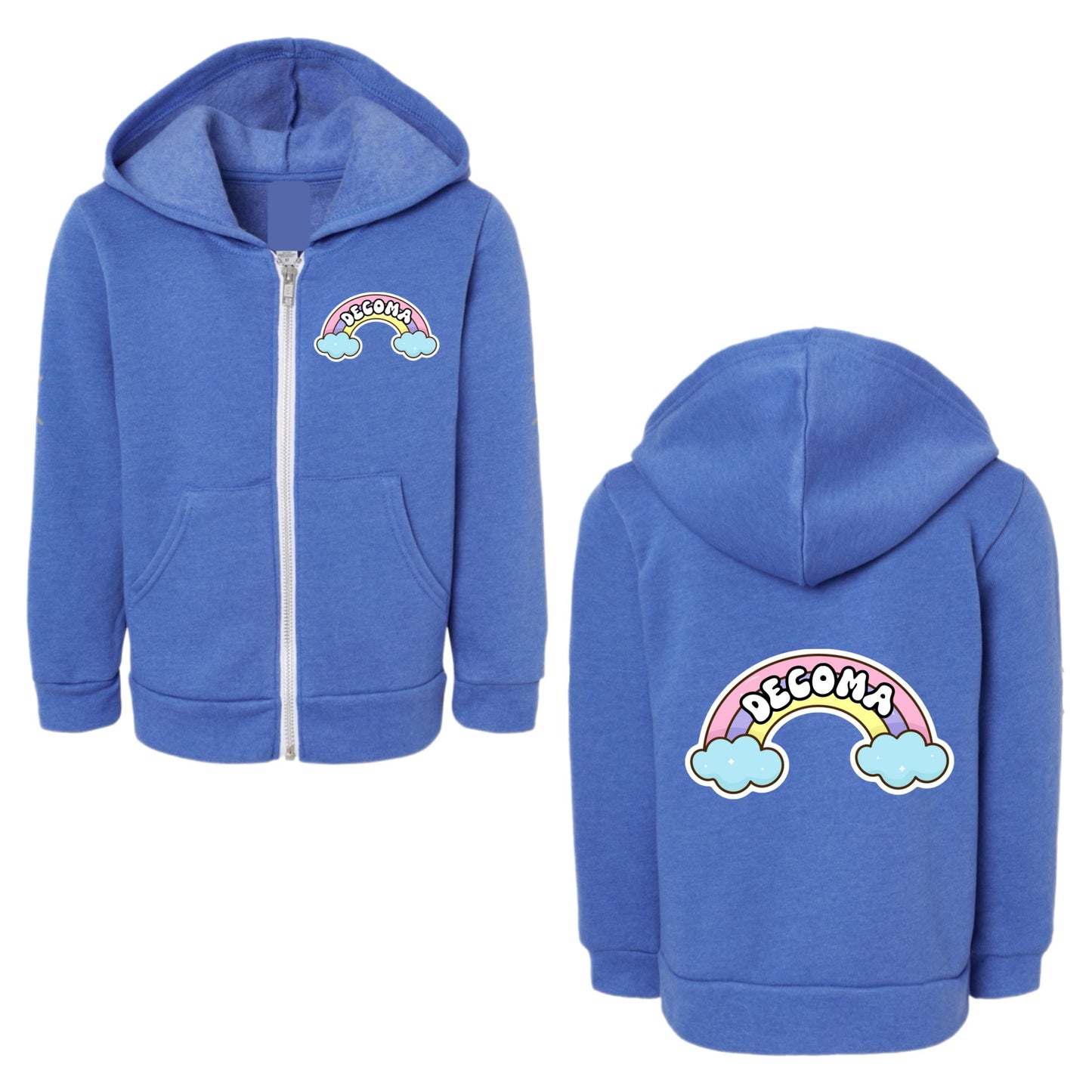 Decoma girls  zip hoodie