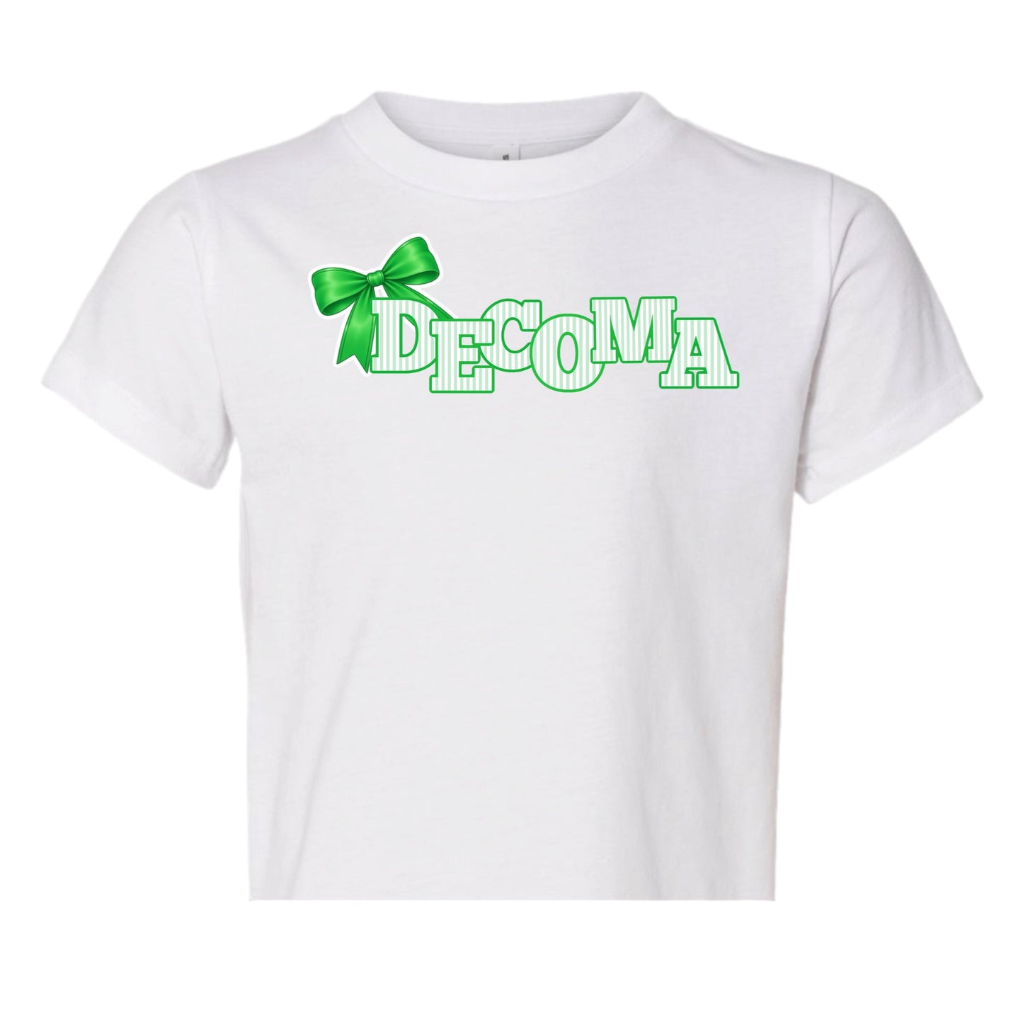 DECOMA Girls/women GREEN bow tee