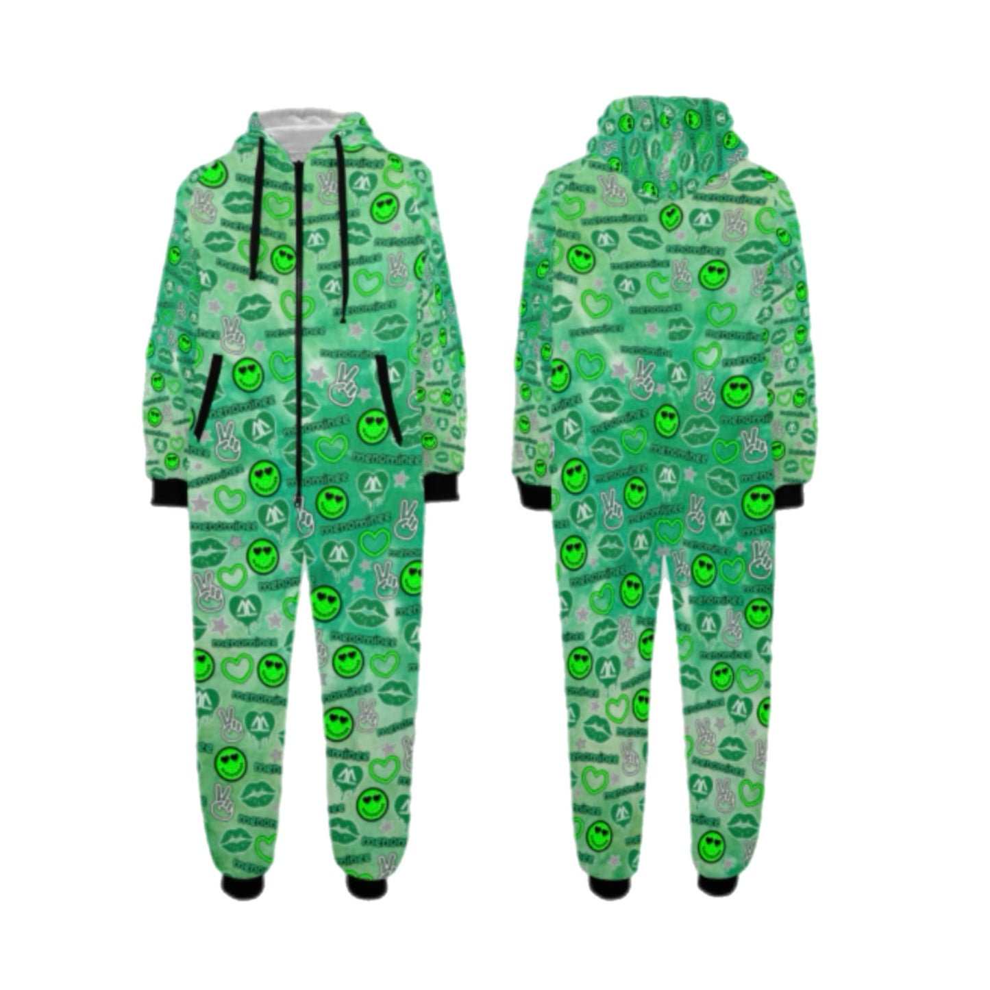 Menominee girls/womens fleece zip one piece
