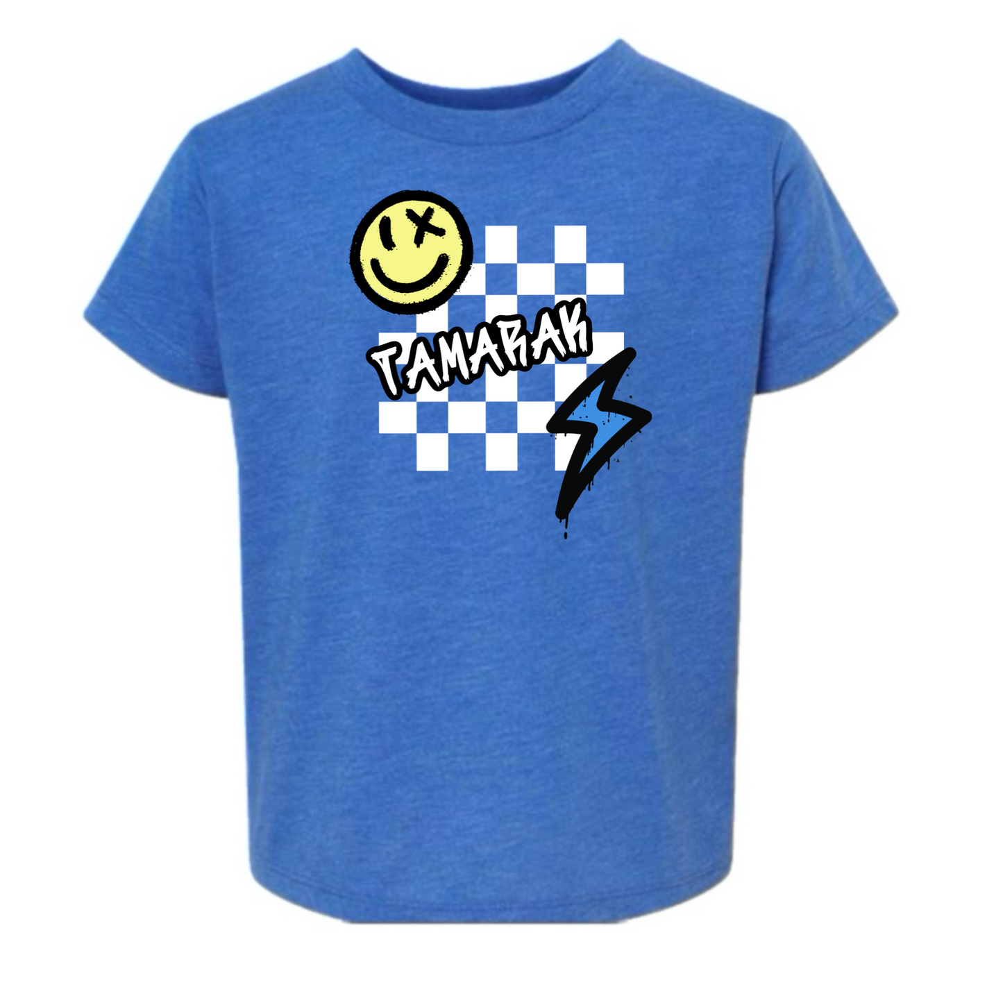 Tamarak boys checkered tee