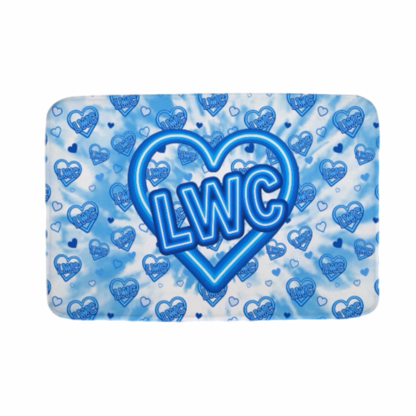 Lake of the Woods neon sign floor mat