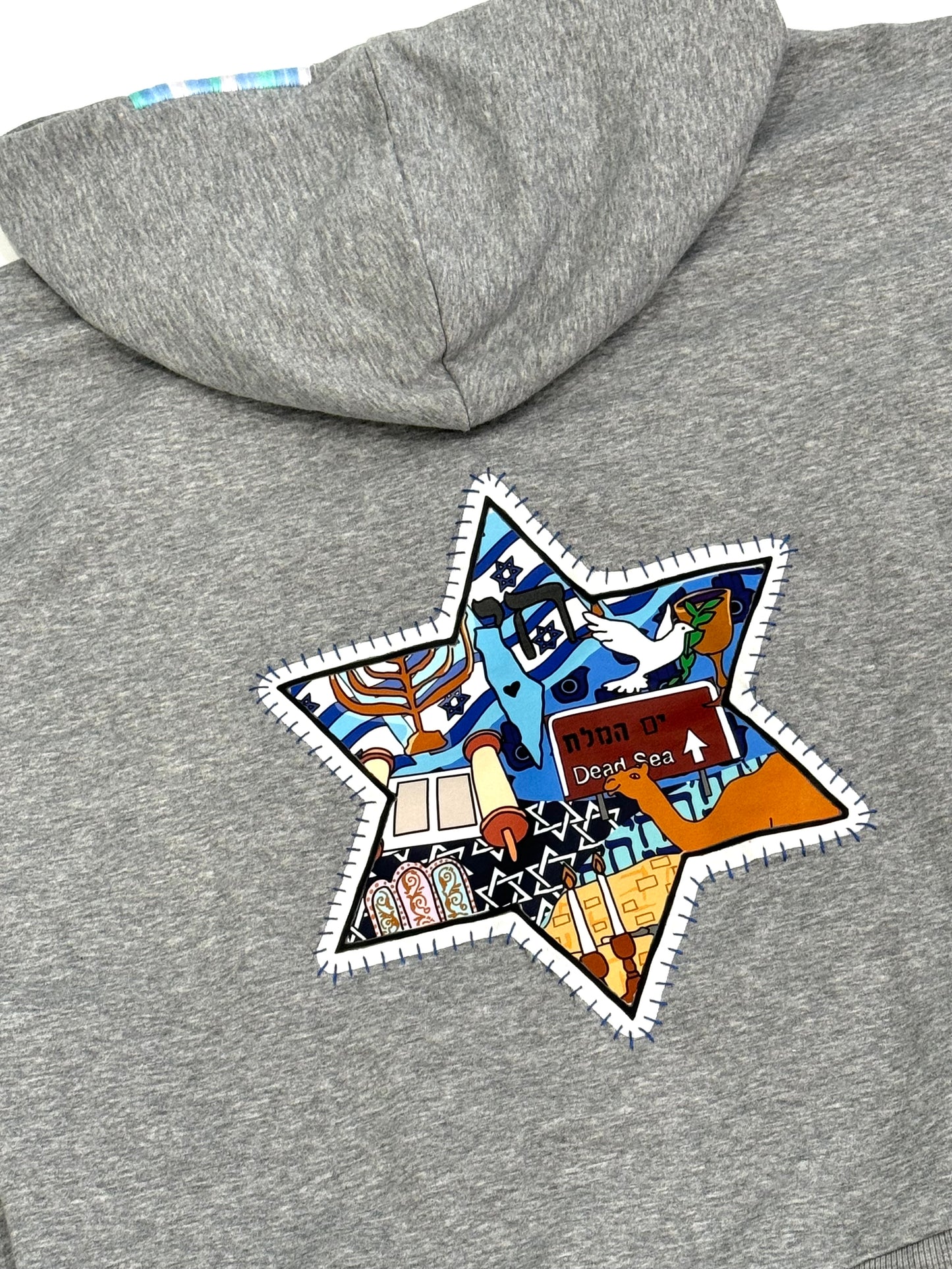 Israel zip hoodie- womens